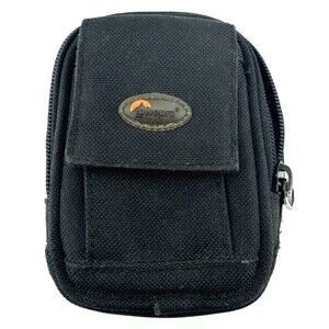 Lowepro Camera Bag Pouch Small Compact Black Z5 with belt loop and front pocket